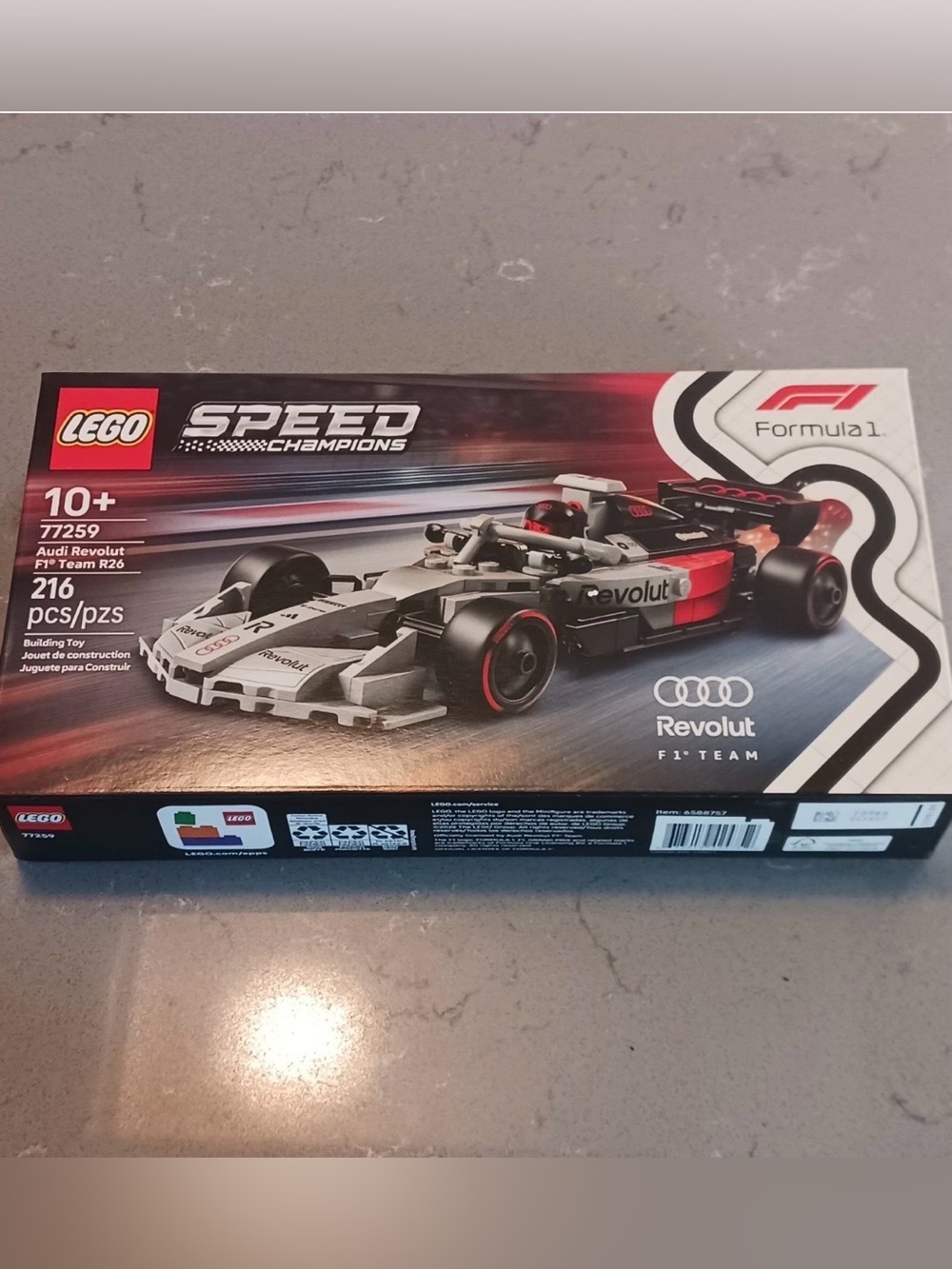 Lego Speed Champions Formula 1 Audi Revolut F1 77259, 216 Pieces! - Picture 2 of 5